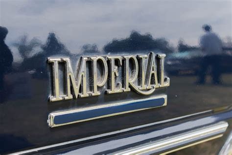 Chrysler Imperial Emblem On Display Editorial Stock Photo Image Of