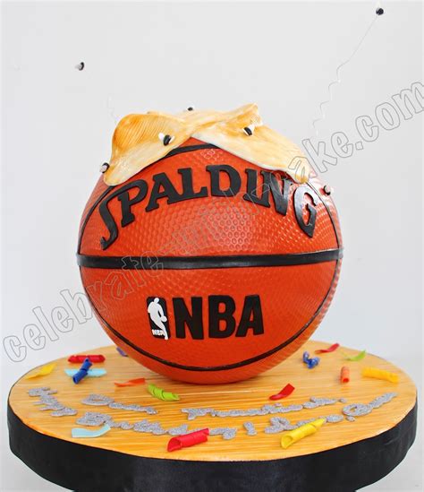 3d Sculpted Basketball Cake
