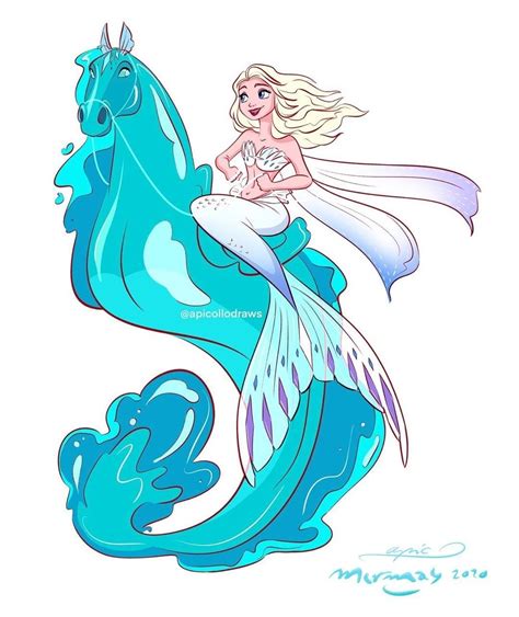 Elsa Mermaid Disney Pixar Walt Disney Disney Artists Instagram