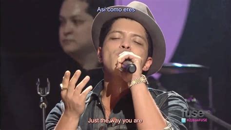Bruno Mars Just The Way You Are Sub EspaÑol Youtube