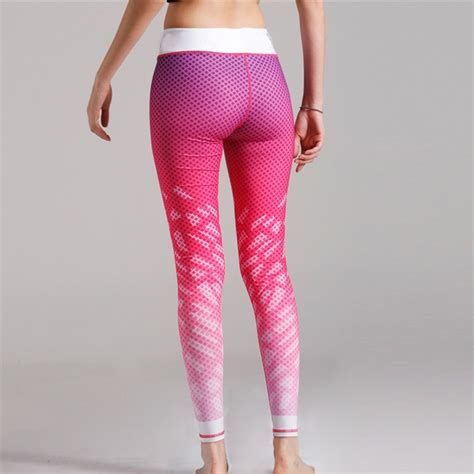 Pink Print Yoga Pants Wholesale Leggings
