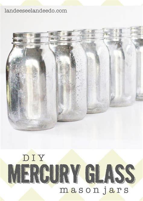 Diy Mercury Glass Mason Jar Diy Mason Jar Crafts Bottle Crafts Bottles And Jars Glass Jars