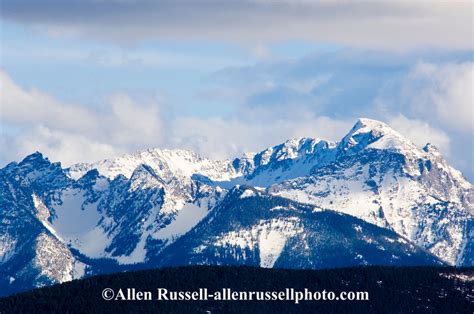 Absaroka Mountain Range South Of Livingston Montana Absaroka