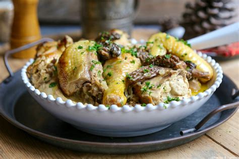 Recette de poularde au vin jaune et aux morilles un délice