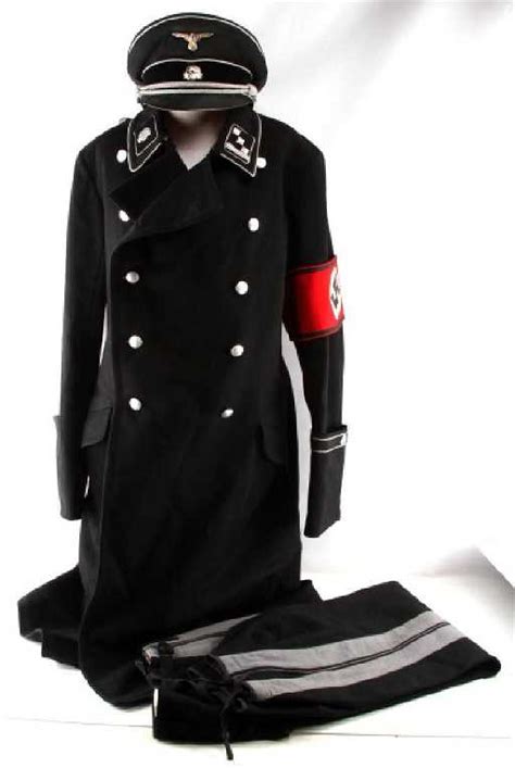Wwii German Third Reich Ss Officer Uniform And Cap