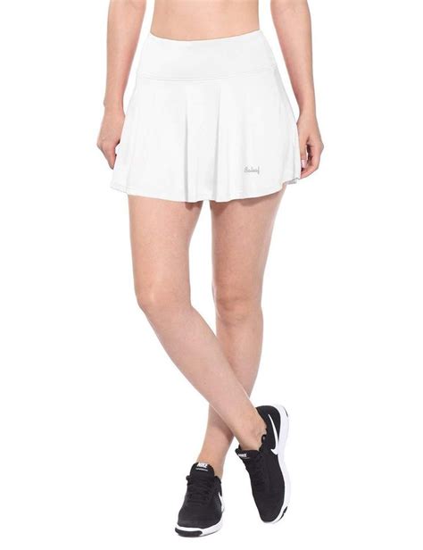 Baleaf Womens Athletic Tennis Skort Lightweight Golf Pleated Skirt With
