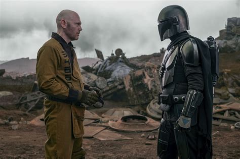 The Mandalorian New Images Show Bill Burrs Mayfeld Pedro Pascals Din Djarin From Latest Episode