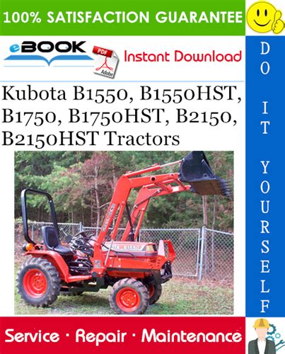 Explore The Kubota B1550 Tractor Service Manual