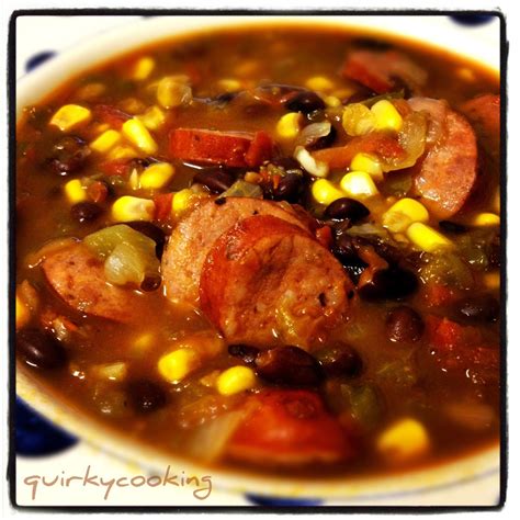 Quirky Cooking: Mexican Black Bean & Chorizo Soup | Quirky cooking, Thermomix recipes dinner ...