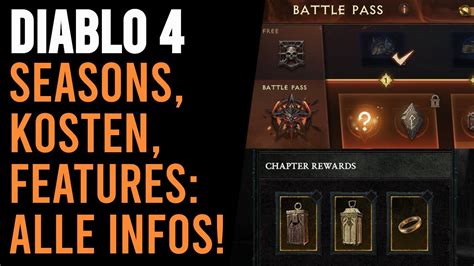 Diablo 4 Seasons Inhalte Und Battlepass Kosten Youtube