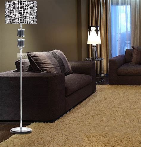 Get free shipping on qualified contemporary floor lamps or buy online pick up in store today in the lighting department. Modern White and Black Fabric Shade Crystal Floor Lamp ...
