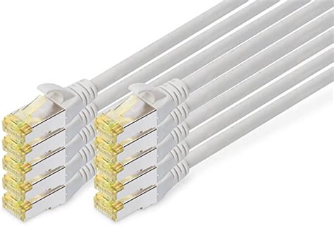 Digitus Cavo Lan Cat 6a 2m 10 Pezzi Cavo Di Rete Rj45 Sftp