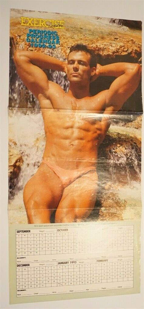 3 EXERCISE FOR MEN ONLY MALE MODEL POSTERS LOT COLLECTOR S ITEM GABE