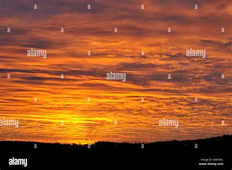 Colorful Morning Sky Stock Photo Alamy