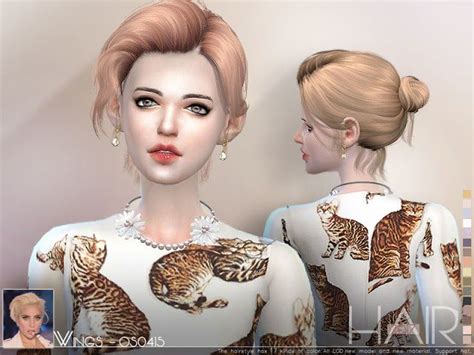 Sims 4 Ccs The Best Hair By Wingssims Sims 4 Sims Hair Styles