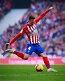 Santiago Arias of Atletico de Madrid controls the ball during the La ...
