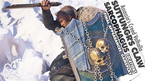 Assassin S Creed Valhalla SUTTUNGR S CLAW SARCOPHAGUS Shield