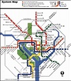Dc metro train map - Washington dc metro train map (District of ...
