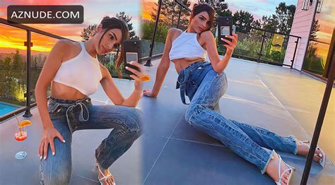 Olivia Culpo Shows Off Her Underboob Posing Braless In A Gorgeous