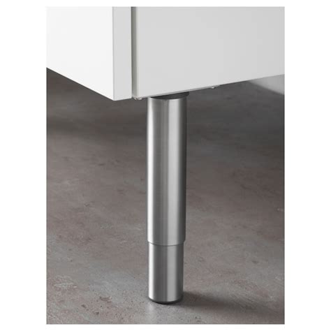 Find vanity legs for your bathroom at ikea. GODMORGON Leg - round, stainless steel - IKEA