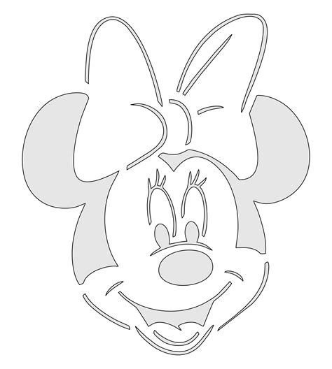 Minnie Mouse Stencil Printable Printable World Holiday
