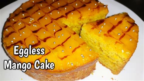 Mango Cake Eggless Mango Cake Recipe Without Oven Butter Cream