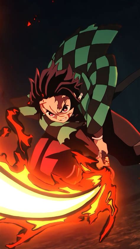 Demon Slayer Tanjiro Fire Breathing Manga