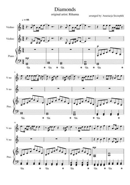 Diamonds Rihanna Sheet Music Pdf Download