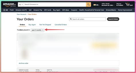 How To Archive And Find Amazon Orders