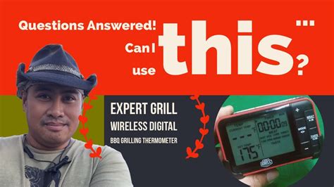 Expert Grill Wireless Digital Thermometer Live In Use Youtube