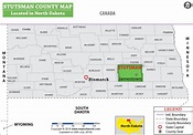Stutsman County Map, North Dakota