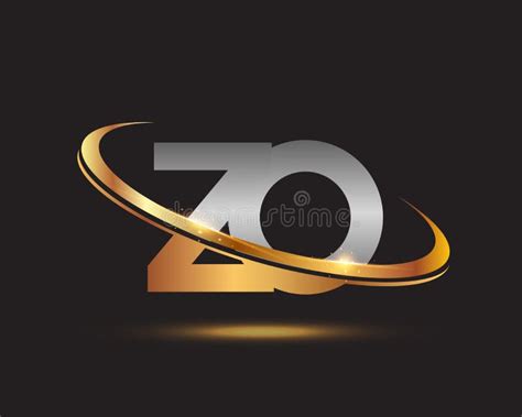 Zo Modern Letter Logo Design Swoosh Stock Illustrations 33 Zo Modern