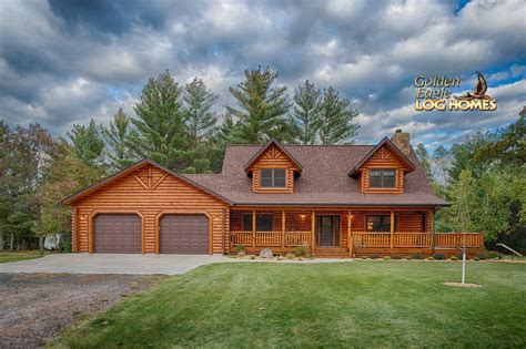 The look of the cabin, the contrast of color between the wood and the lush green surrounding, the serenity…all of this, plus more is what makes log cabins. Front Exterior