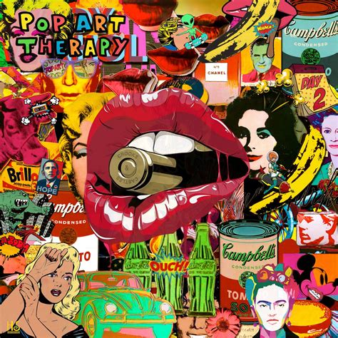 Medium Limited Edition Pop Art Digital On Paper Pop Art Therapy