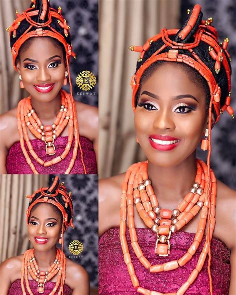 bridal outfits wedding outfit edo brides igbo bride nigerian culture nigerian traditional