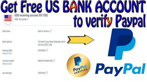 We did not find results for: How to get US Bank account to verify paypal | Free US Bank account for paypal 2020 - YouTube