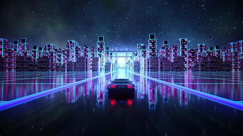 Cyber Outrun Vaporwave Synth Retro Car 4k Hd Artist 4k Wallpapers