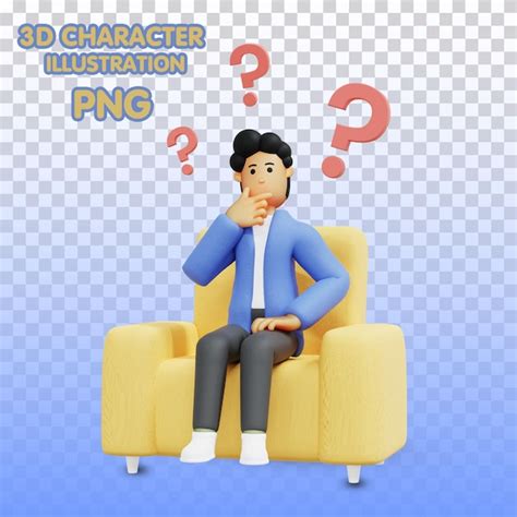 Premium Psd 3d Character Illustration