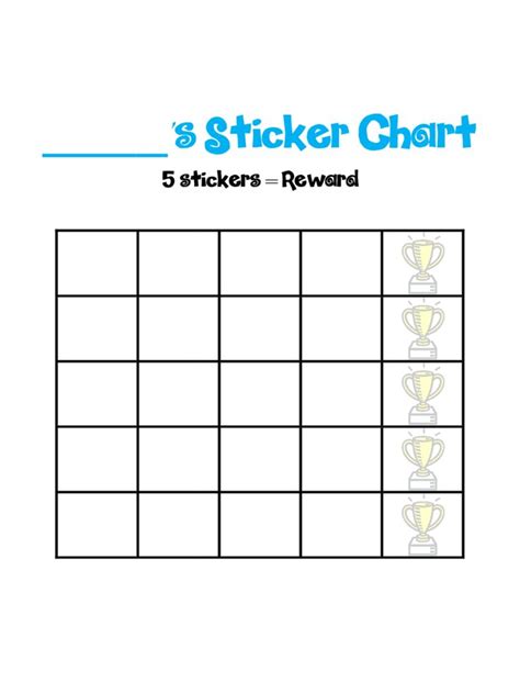 Sticker Charts 6 Free Templates In Pdf Word Excel Download