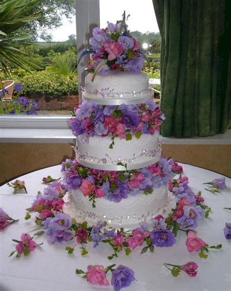 23 best and delicious wedding cake with flower ideas for dessert cake wraps tiered wedding