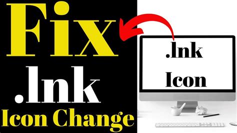 How To Fix Lnk Change Icon Problem Windows 7810 All Desktop Icon