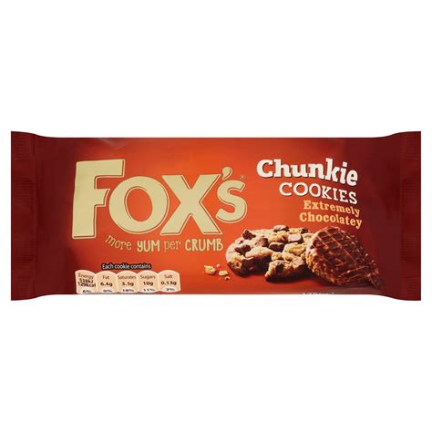 Foxs Extremely Chocolatey Chunkie Cookies 175g Pack Of 3 Ebay