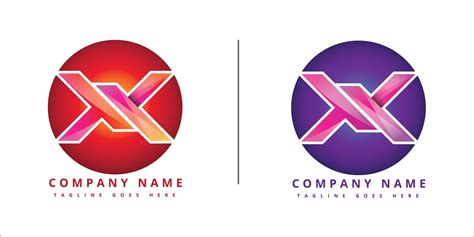 X Company Logo Sesign Inspiration Vector By Okanmawon Codester