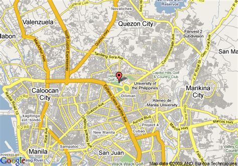 Quezon City Map Philippines