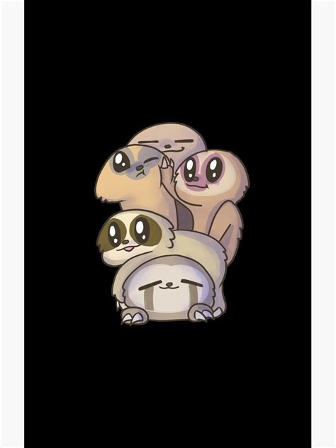All orders are custom made and most ship worldwide within 24 hours. "Cute Sloth Gift for Sloth Lovers, Kawaii Cute Anime Sloth ...