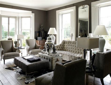 Black White And Grey Living Room Design 2017 Grasscloth
