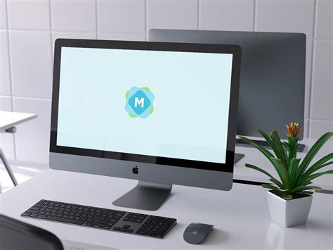 128 desktop mockups free to customize. iMac Pro Desk Mockup PSD - Mockup Templates
