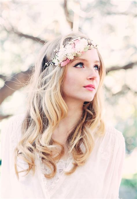 Bridal Flower Crown Wedding Hair Accessories Wedding Flower Etsy