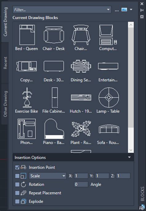 The Autocad Blocks Palette In The 2020 Release Man And Machine