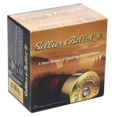 buy sellier and bellot 12 gauge 2 3 4” ammo 00 buckshot 12 pellets online world 4 ammo